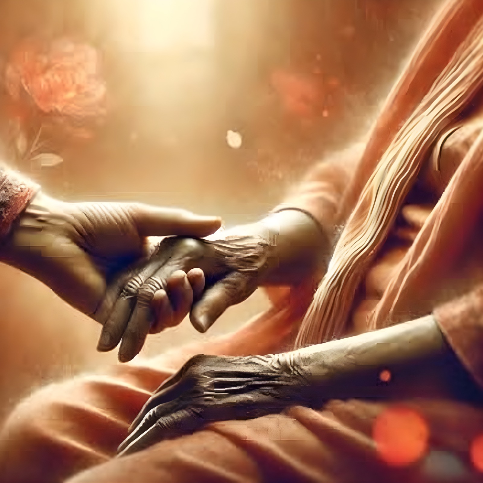 A group of seniors happily engaging in a community activity.