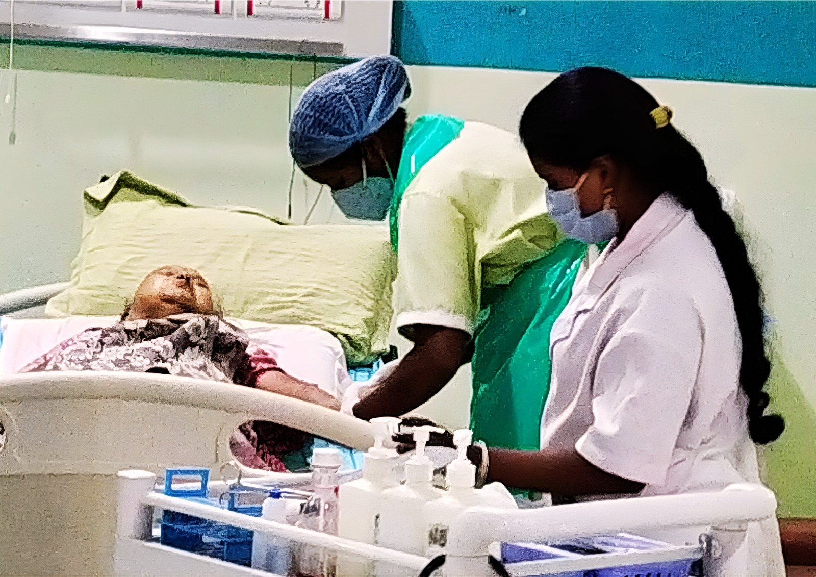 Peaceful room with a comfortable bed.